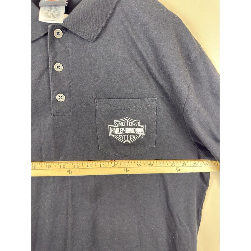 Harley-Davidson Polo Shirt Men’s 2XL Medina Ohio Century HD Biker Logo - Picture 10 of 11